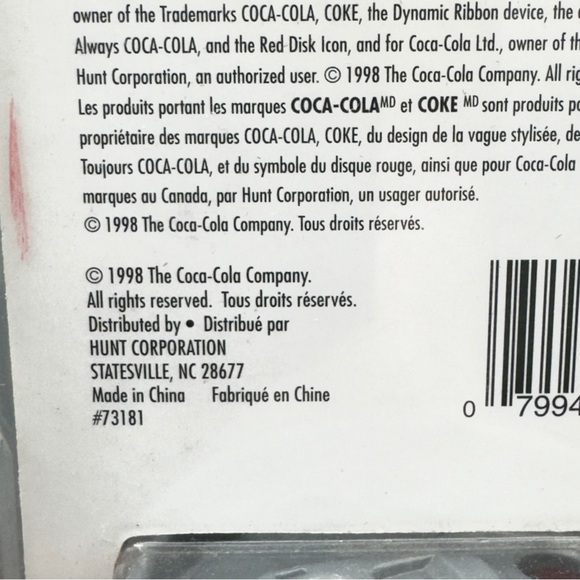 Sealed 1997 Coca-Cola Can Battery Pencil Sharpener – Vintage Novelty Collectible - Picture 5 of 7